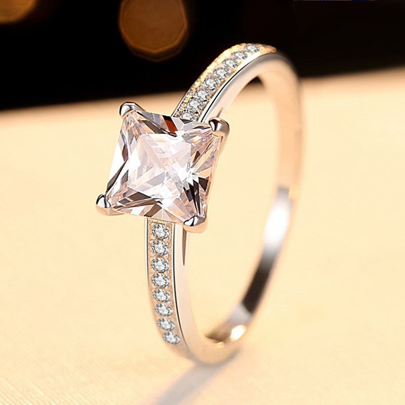 1-carat moissanite ring