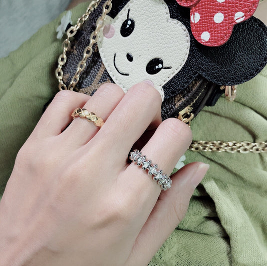 1:1 Cartier ring Studded ring