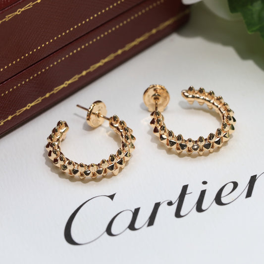1:1 Small Clash de Cartier studded earrings