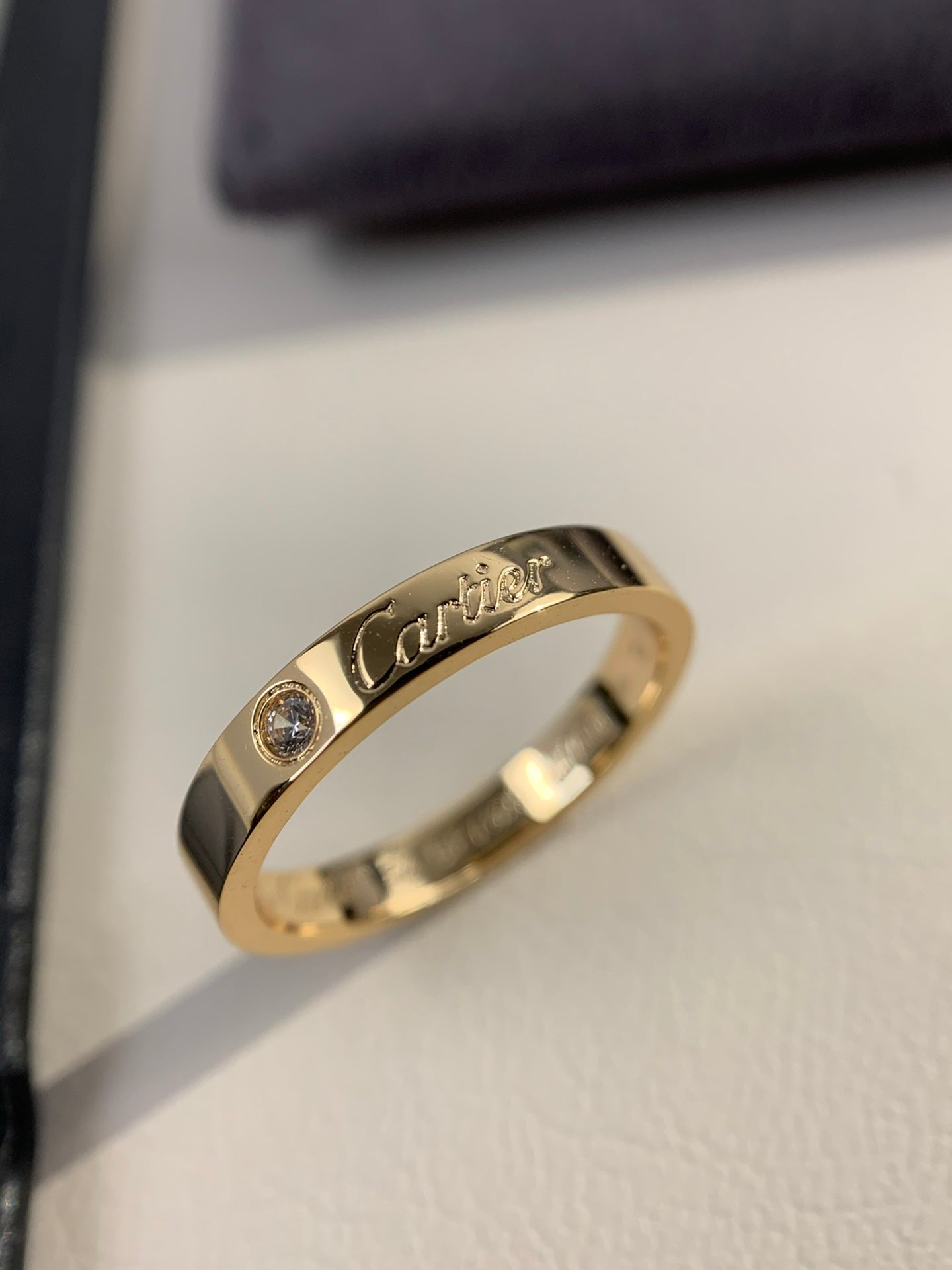 1:1 Cartier Gold signature ring