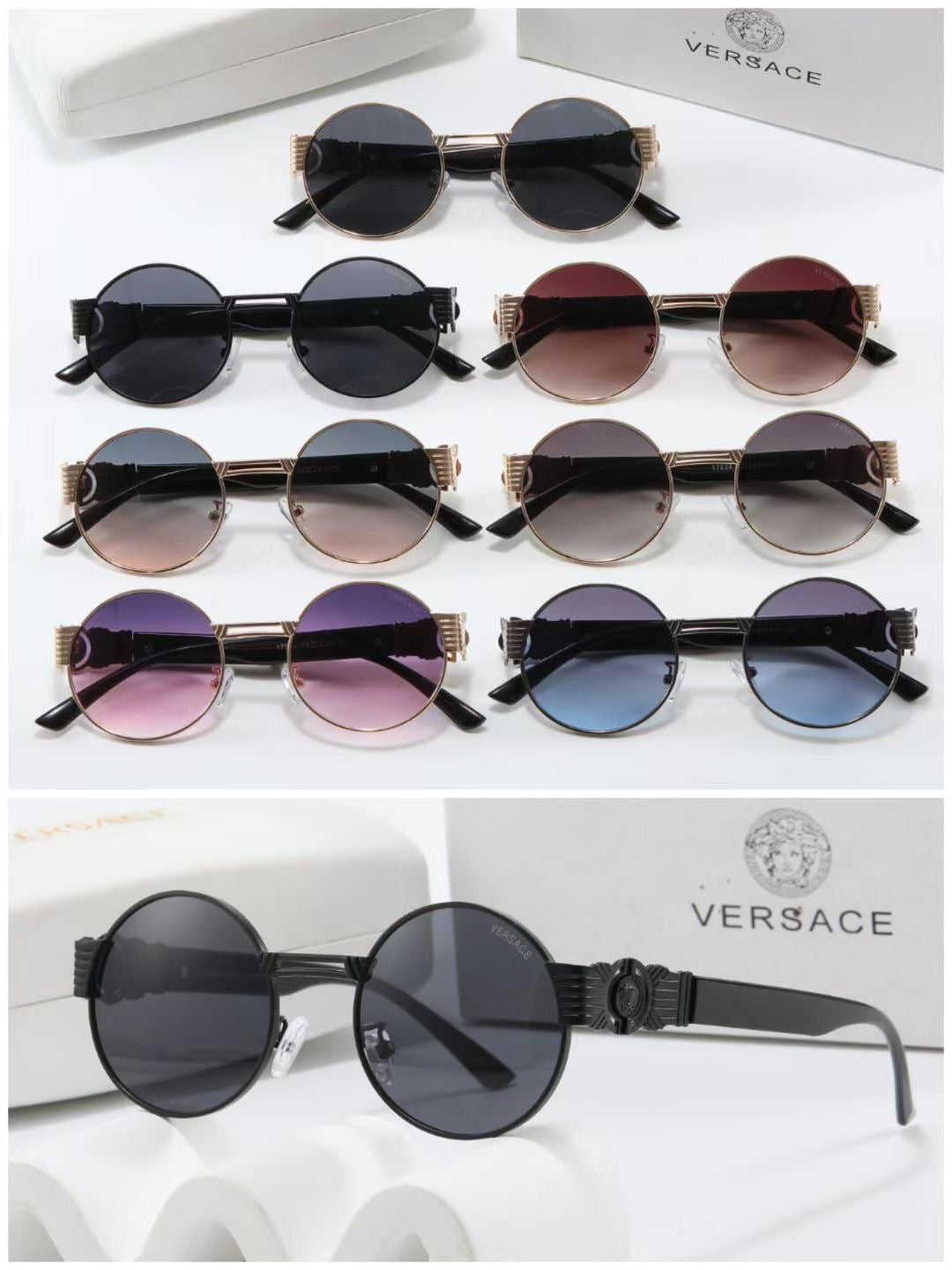 Versace Round Sunglasses 1:1 Mirror quality