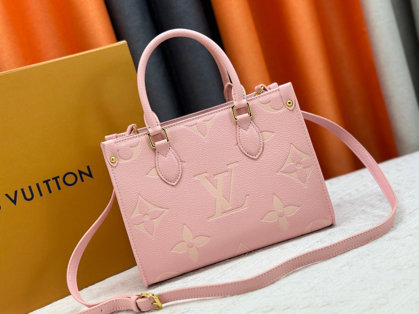 1:1 Pink Monogram OnTheGo