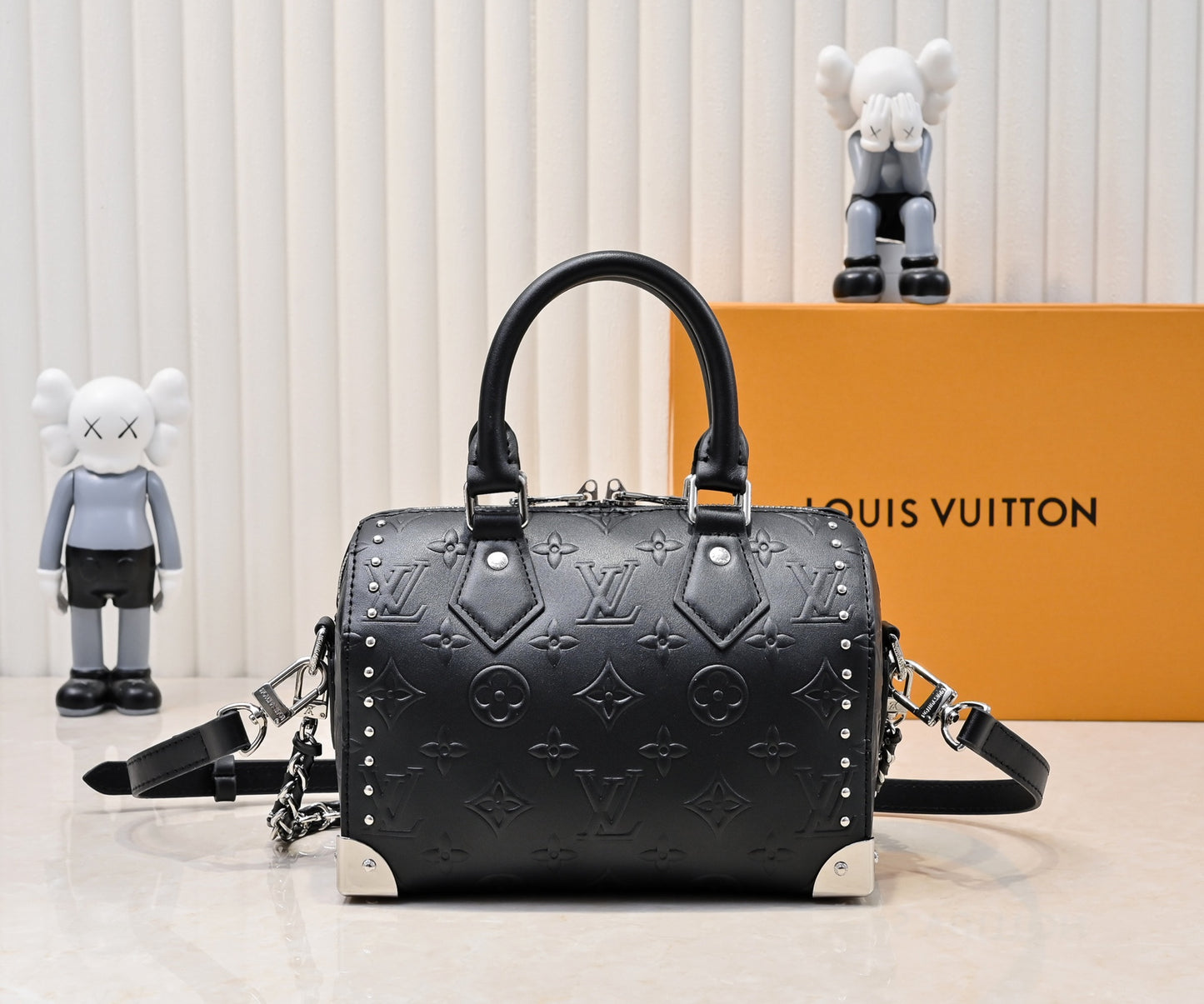 Original quality Black Monogram Speedy Pillow 20