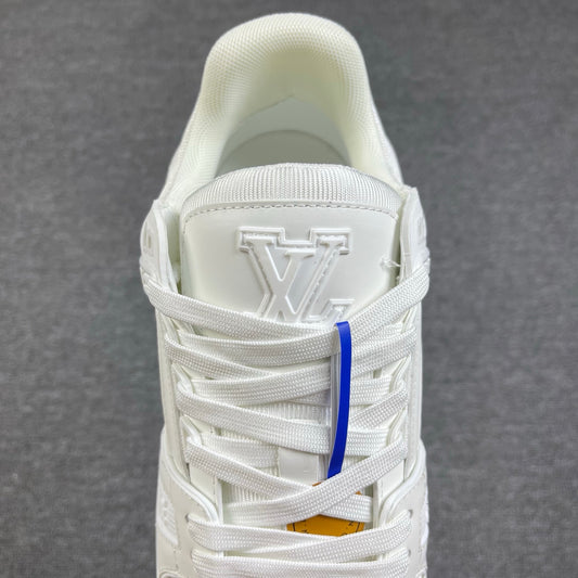 1:1 LV White Trainer Couple Sneakers