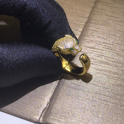 1:1 Cartier Panther Head Couple Rings