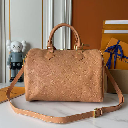 1:1 quality LV Embossed Monogram Speedy 30