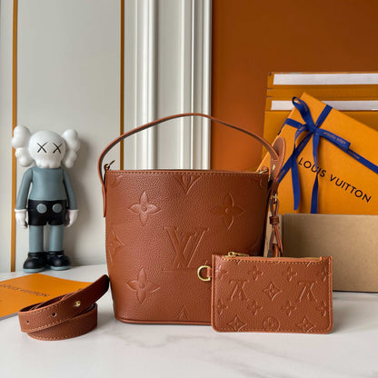 1:1 LV Brown Noé Bucket Bag