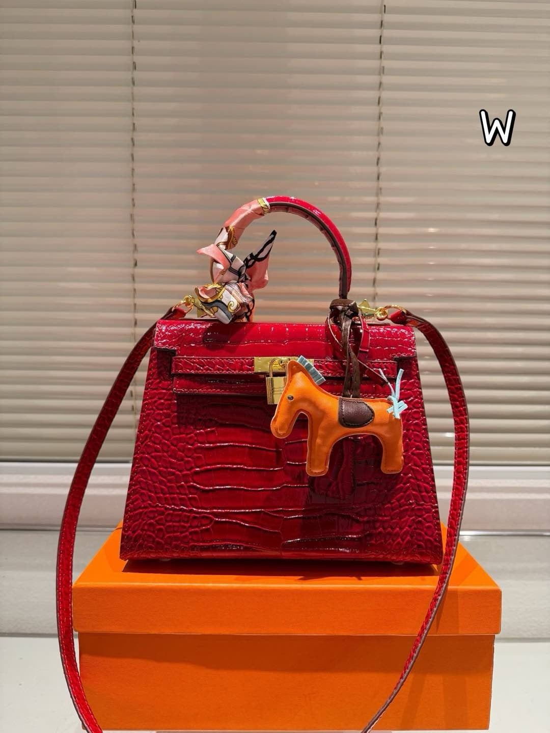 1:1 Hermes Kelly 25 Crocodile cowhide leather