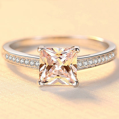 1-carat moissanite ring