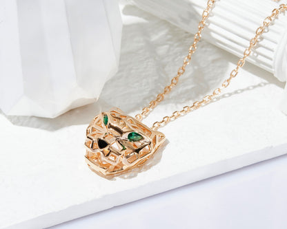 1:1 Cartier openwork panther necklace
