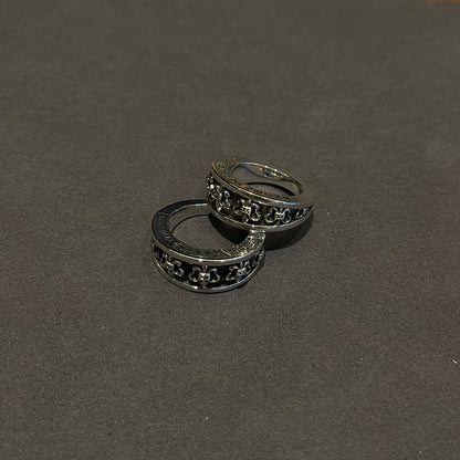 1:1 Chrome Hearts Scout Flower Asymmetrical Ring