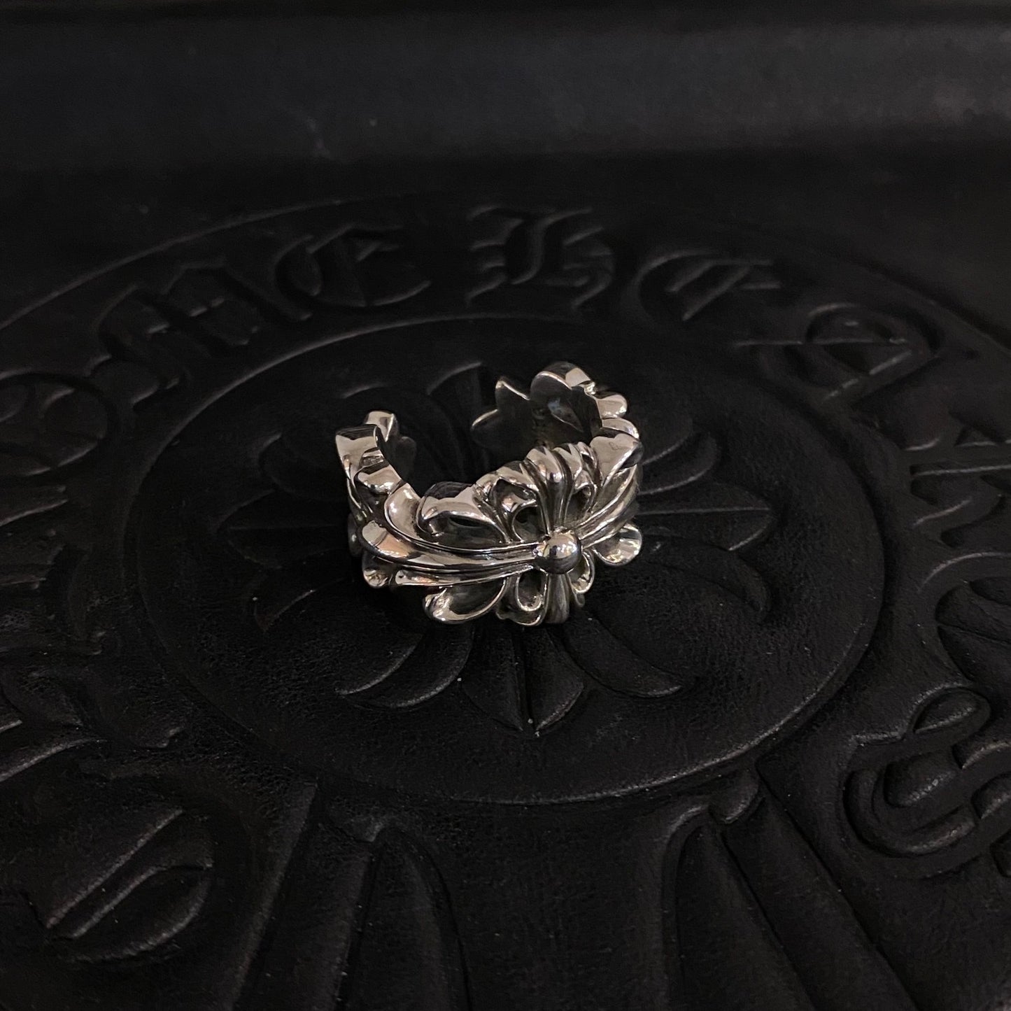 1:1 Chrome Hearts Open Iris Flower Ring