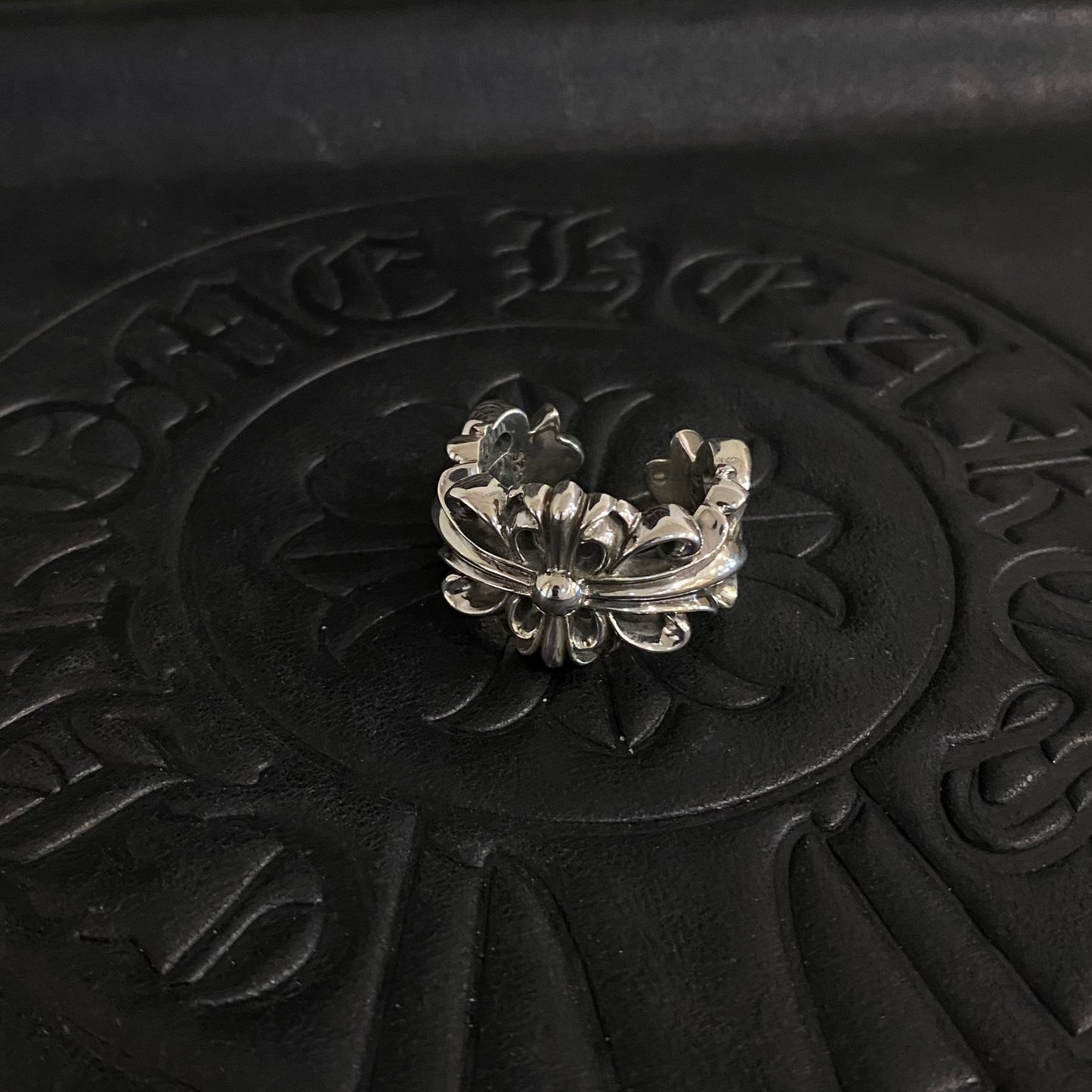 1:1 Chrome Hearts Open Iris Flower Ring