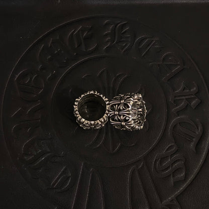 1:1 Chrome Hearts Cro's Heart Circular Tomb Ring