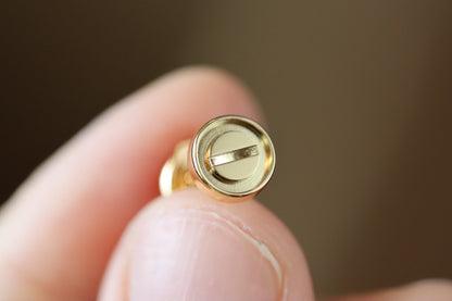 1:1 Cartier Round Screw Earrings