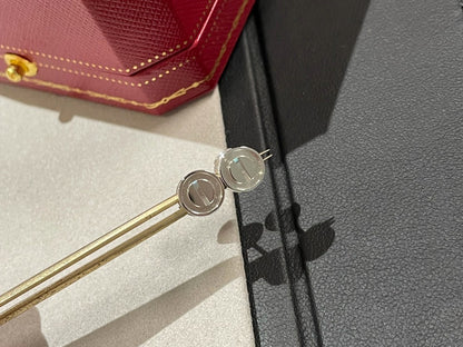 1:1 Cartier Round Screw Earrings