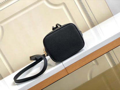1:1 Black Nano Noé Bucket Bag
