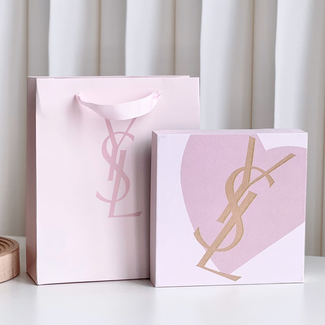 1:1 YSL limited edition heart-shaped pink perfume sample 5 pieces set