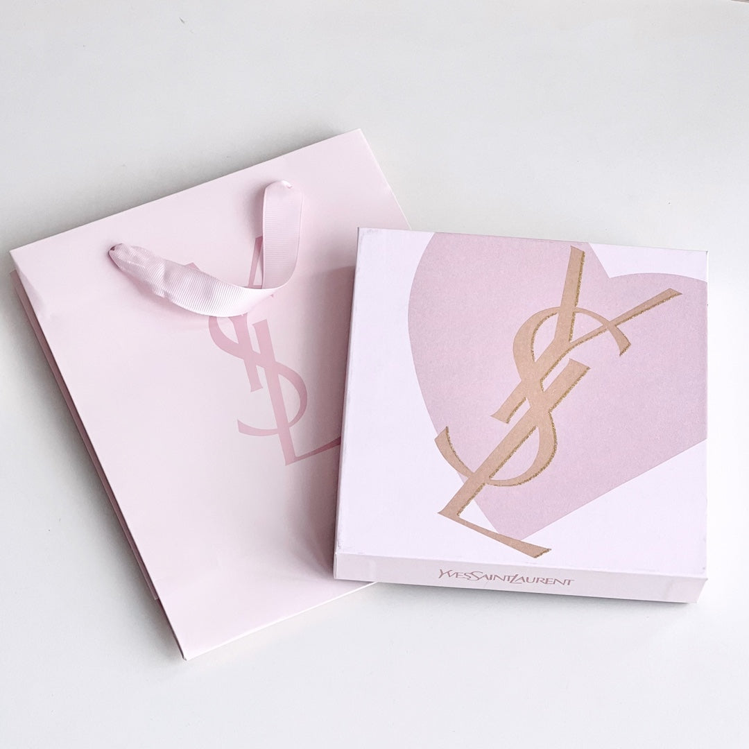 1:1 YSL limited edition heart-shaped pink perfume sample 5 pieces set