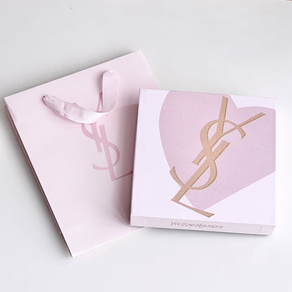 1:1 YSL limited edition heart-shaped pink perfume sample 5 pieces set