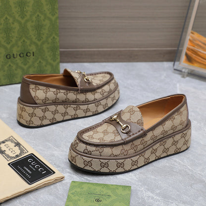 1:1 Gucci platform loafers