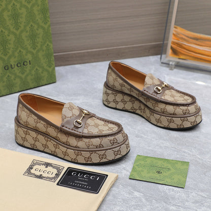 1:1 Gucci platform loafers