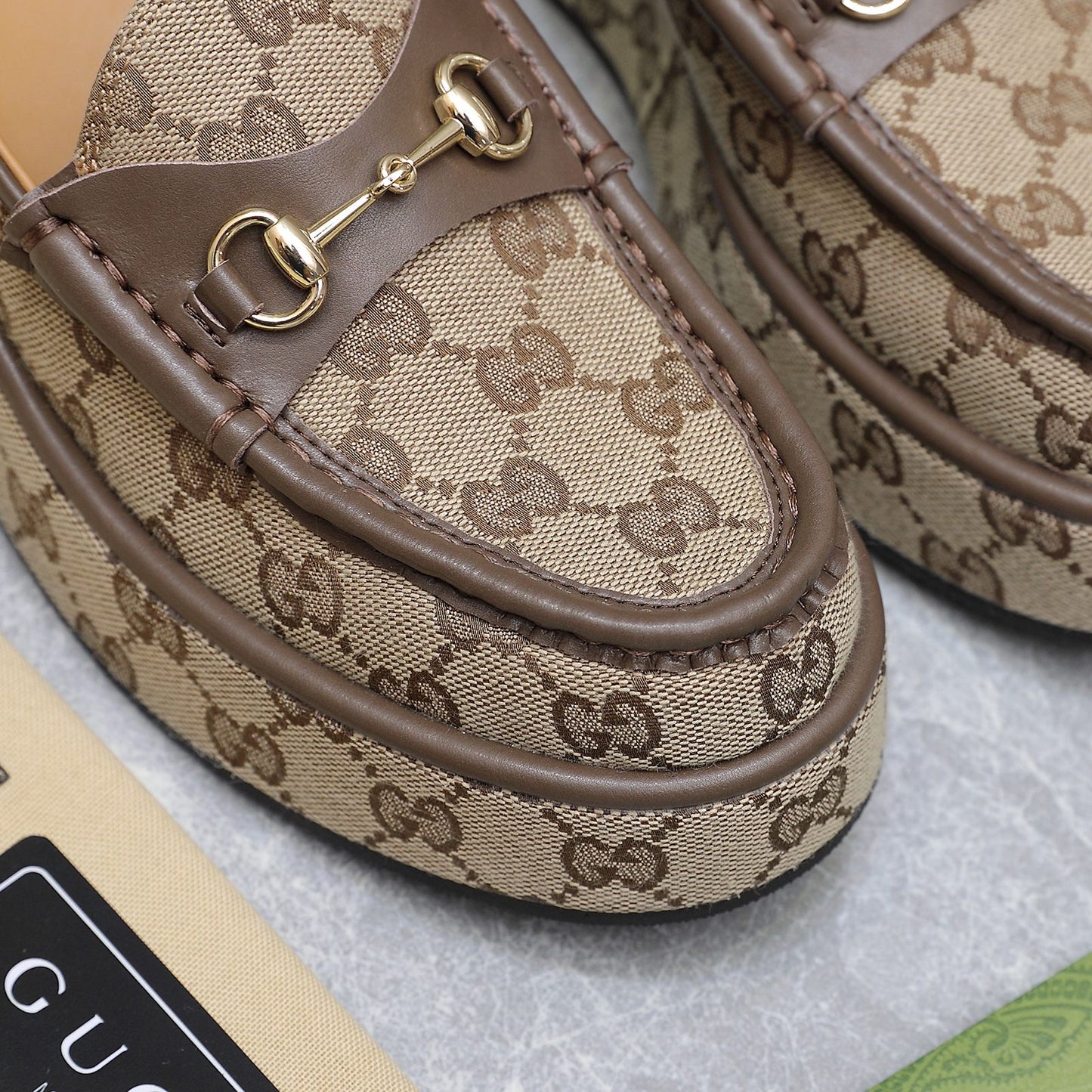 1:1 Gucci platform loafers
