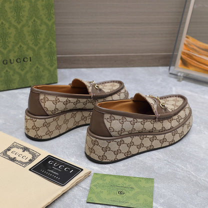 1:1 Gucci platform loafers