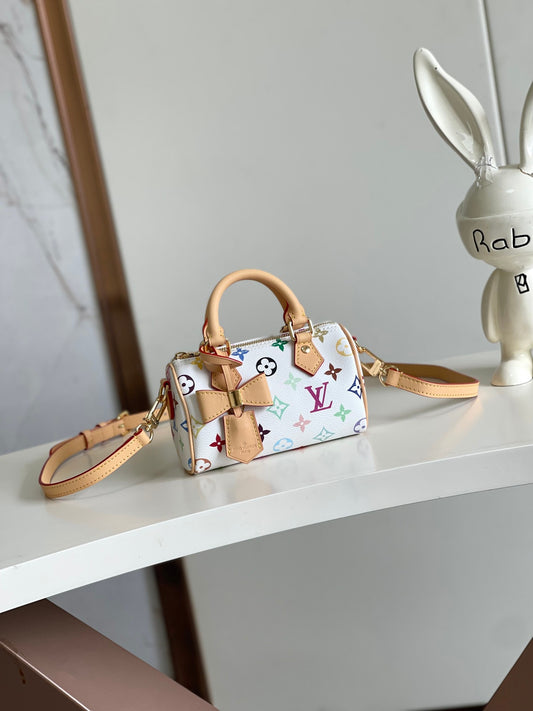1:1 Lv White Tricolor Nano Speedy