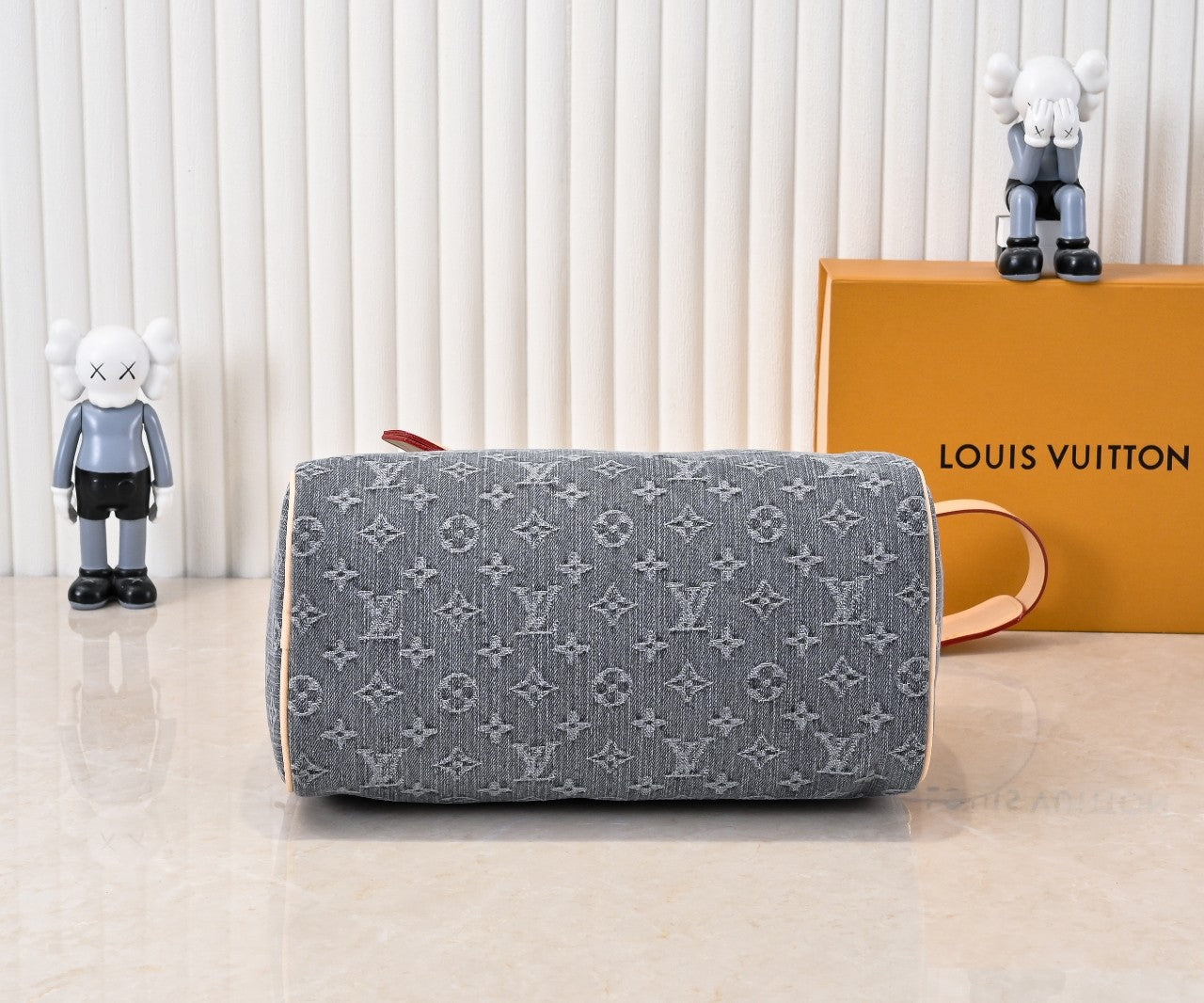 1:1 quality Grey denim Speedy 30