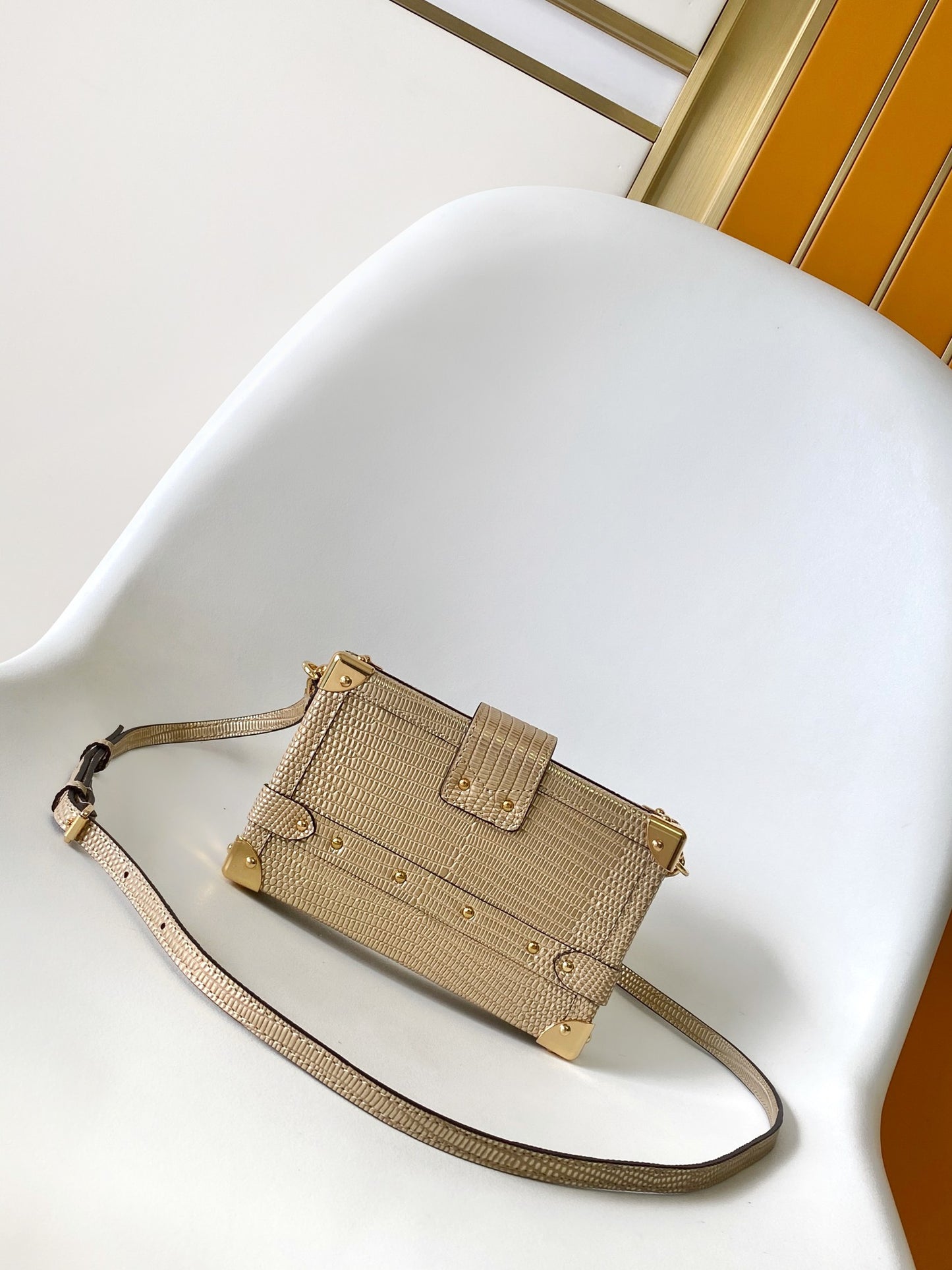 Top-tier Gold Petite Malle