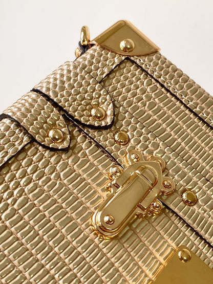 Top-tier Gold Petite Malle