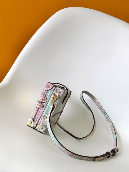 Top-tier Pink Petite Malle