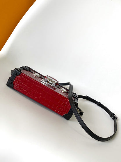 Top-tier Red Petite Malle