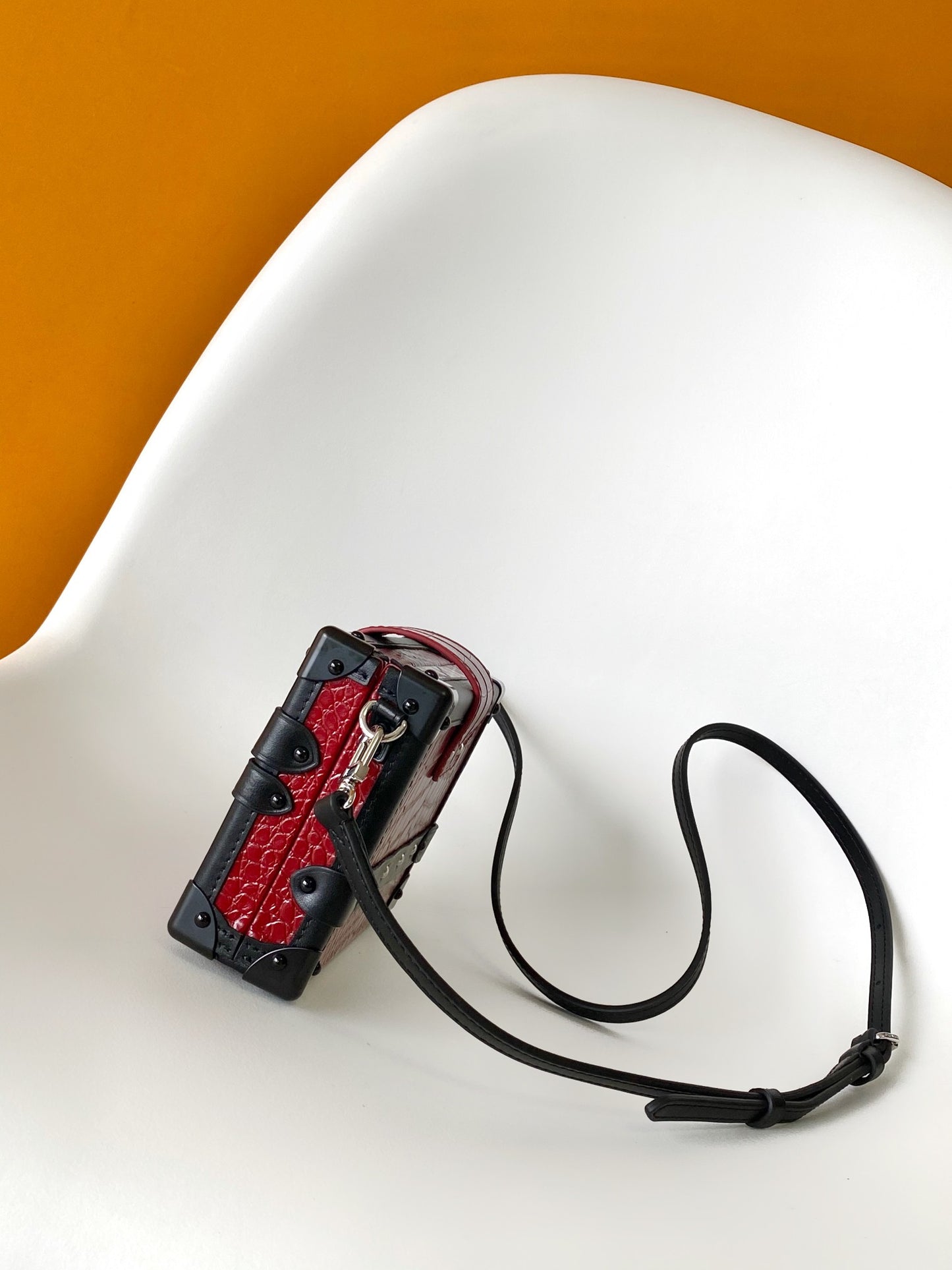 Top-tier Red Petite Malle