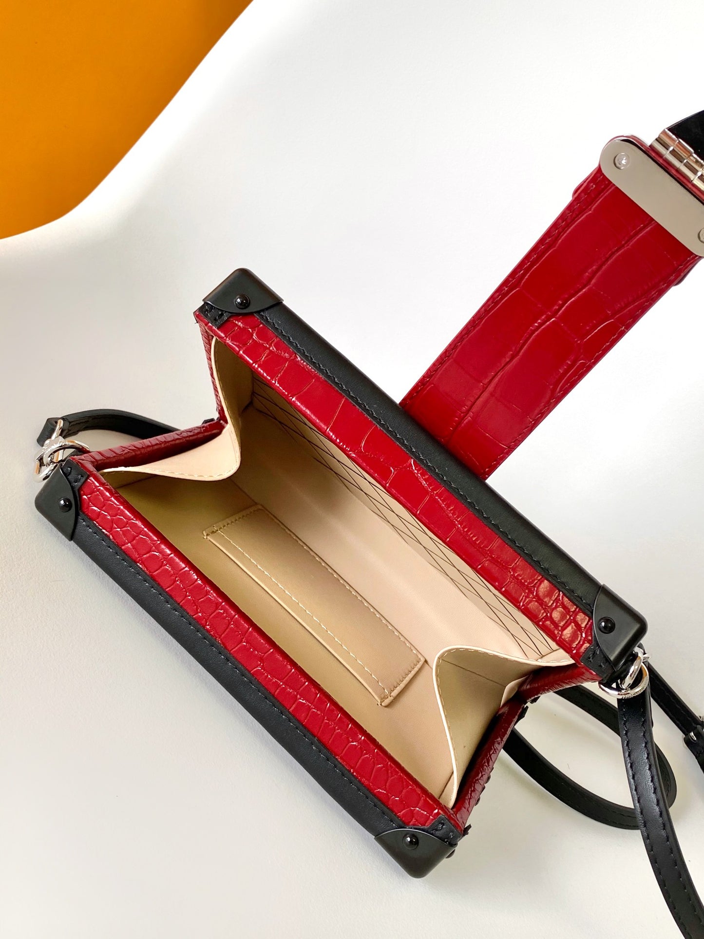 Top-tier Red Petite Malle