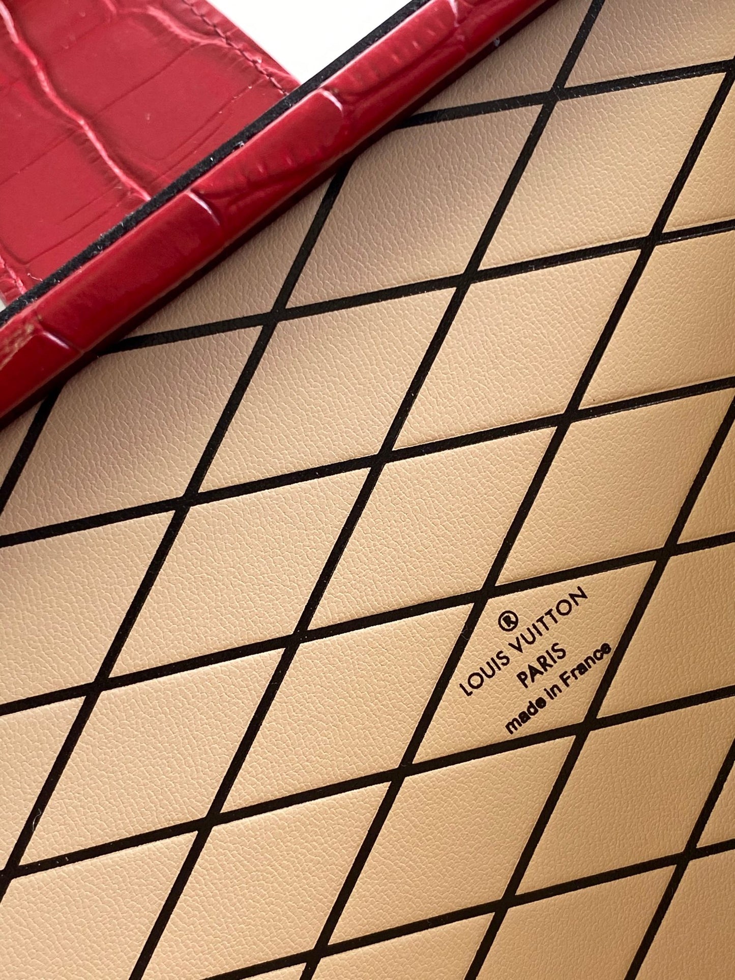 Top-tier Red Petite Malle