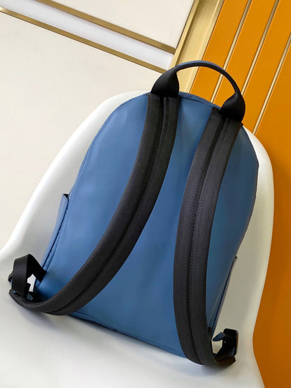 Top-Tier blue emboss Discovery Backpack