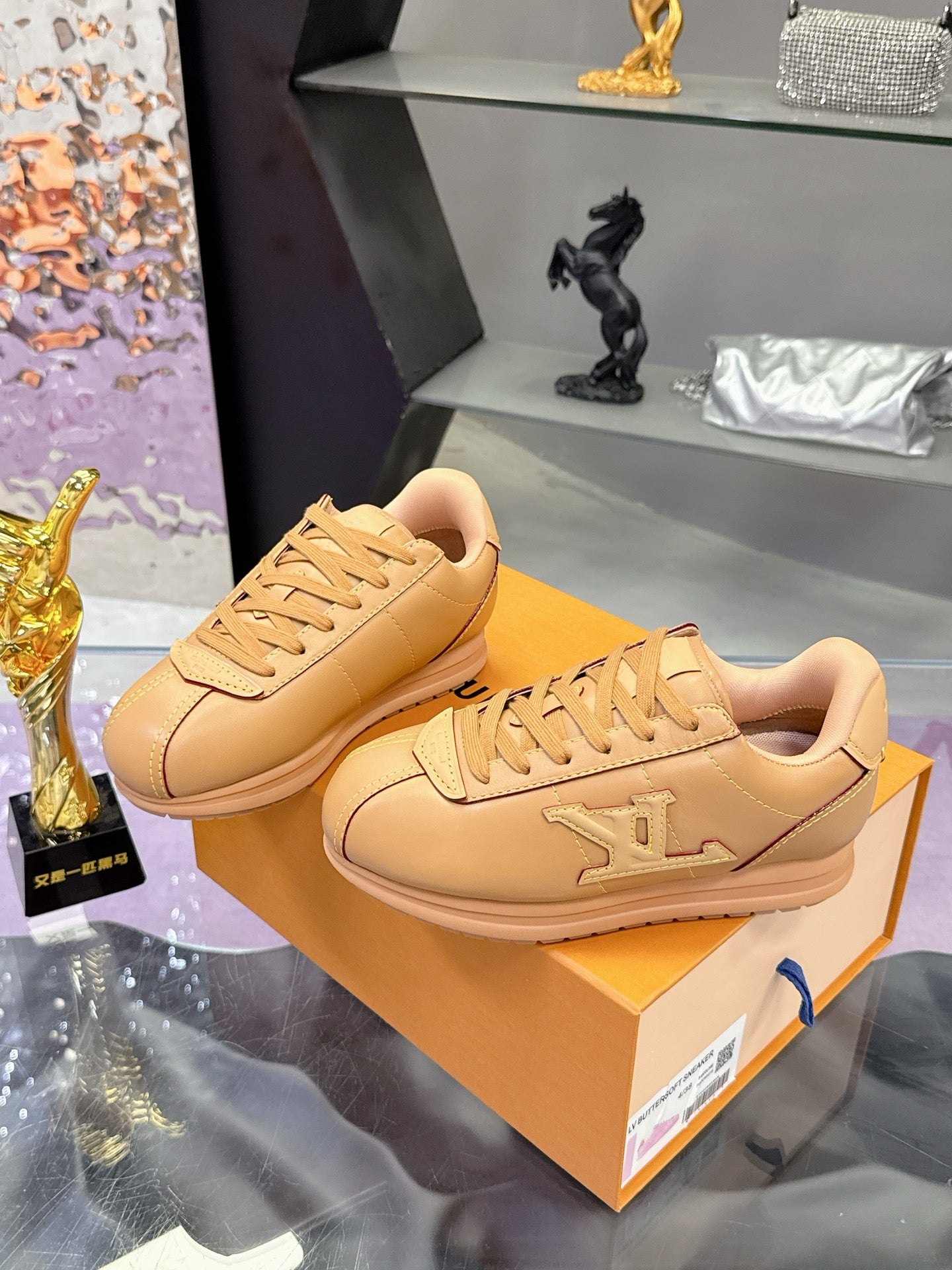 1:1 Lv Buttersoft Brown Forrest Gump Shoes