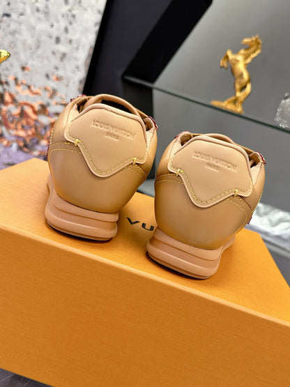 1:1 Lv Buttersoft Brown Forrest Gump Shoes