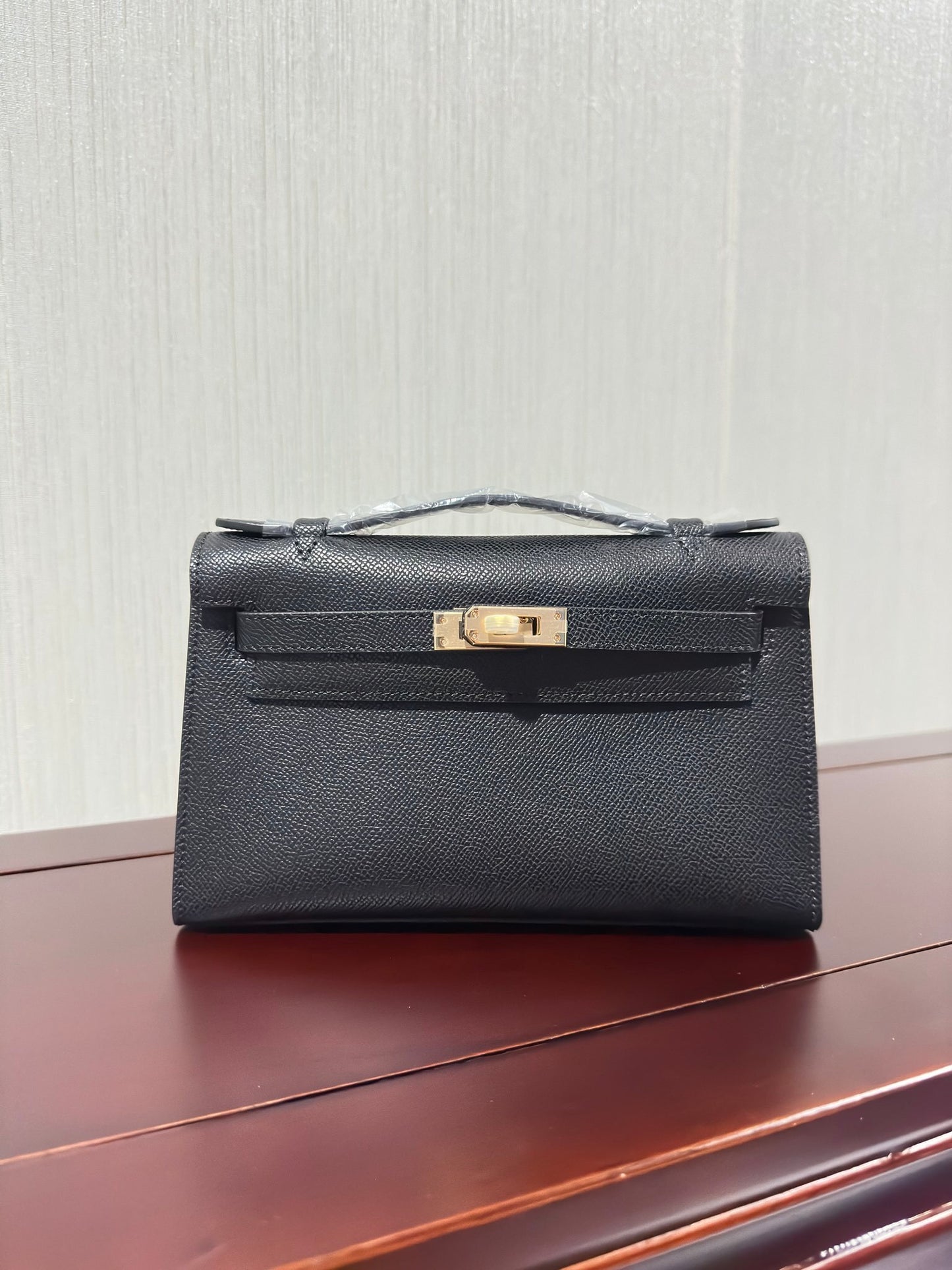 1:1 Hermes Kelly Pochette Epsom leather