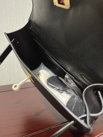 1:1 Hermes Kelly Pochette Epsom leather