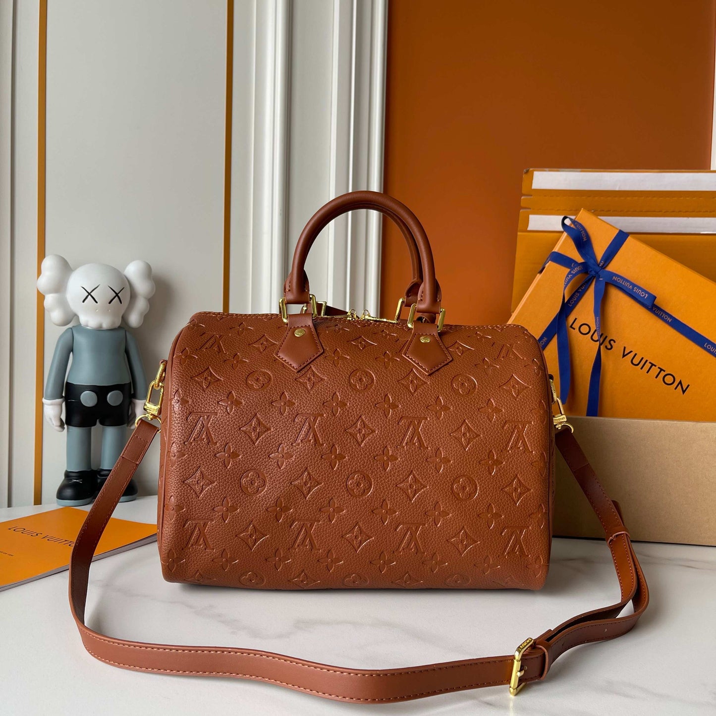 1:1 quality LV Embossed Monogram Speedy 30