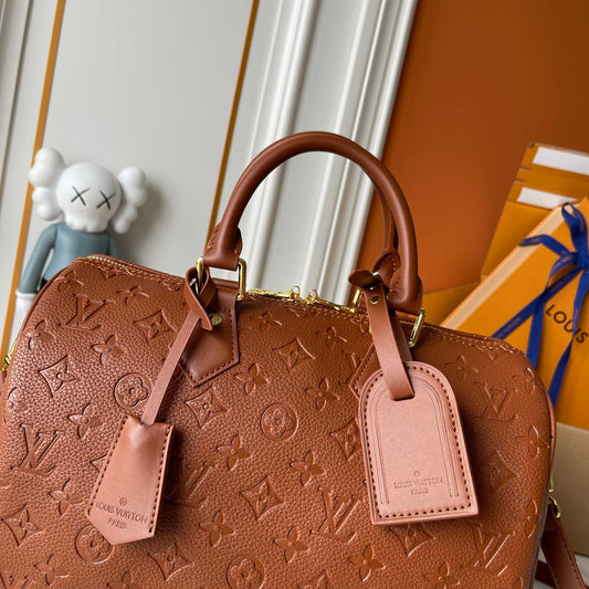 1:1 quality LV Embossed Monogram Speedy 30