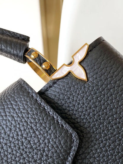 Top-tier Black Capucines BB