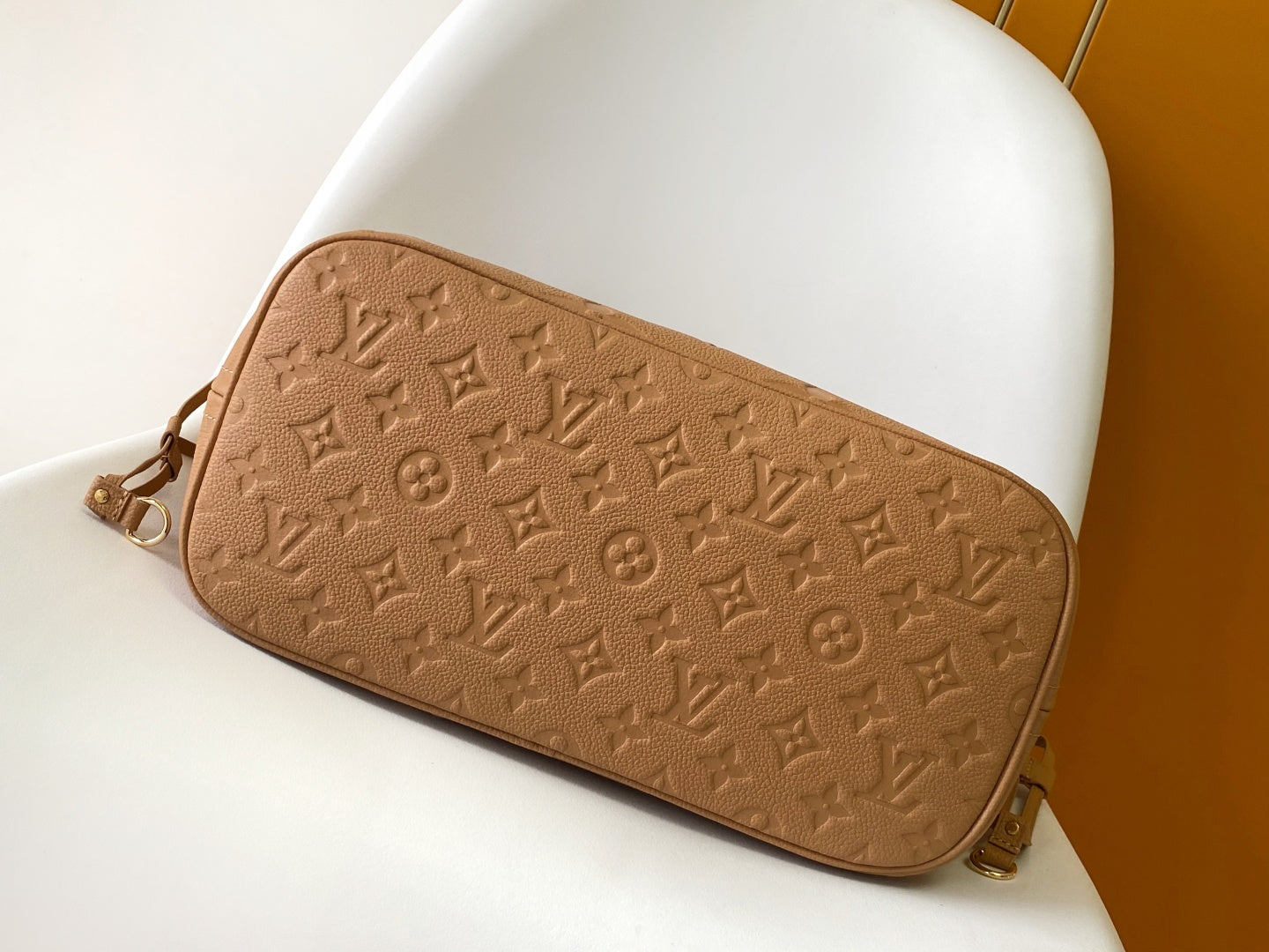 Top-tier original Brown Emboss Monogram Neverfull MM