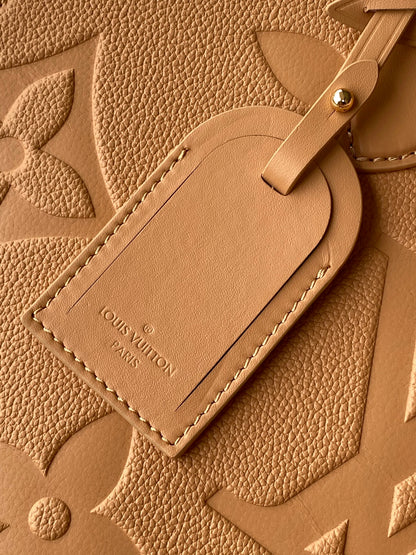 Top-tier original Brown Emboss Monogram OnTheGo