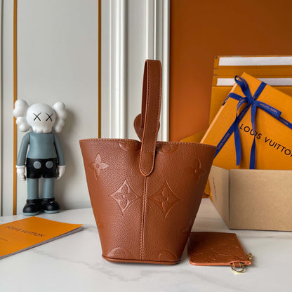 1:1 LV Brown Noé Bucket Bag