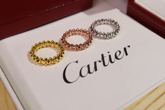 1:1 Cartier ring Studded ring