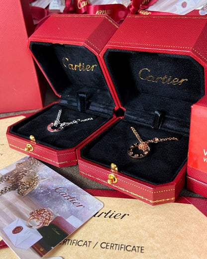 1:1 Cartier Love Double Chain Round Necklace